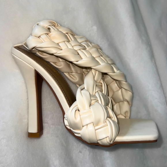 NEW STYLISH COMPHY HIGH HEEL MULE SHOES - Picture 11 of 11